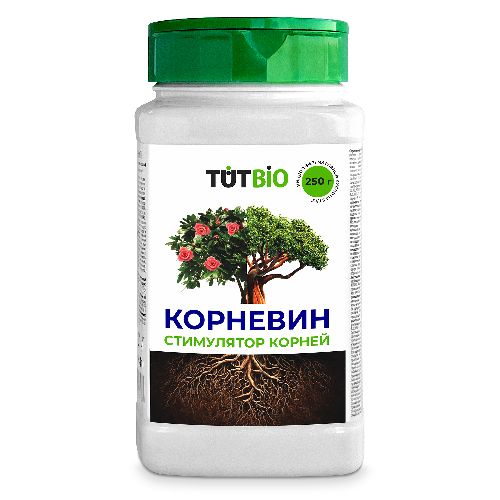 Стимулятор корнеобразования КОРНЕВИН 250г банка с крышкой сито (20) ТУТ БИО