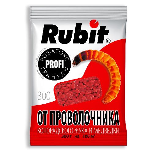 Средство от проволочника и медведки гранулы РОФАТОКС 300г (30) Рубит