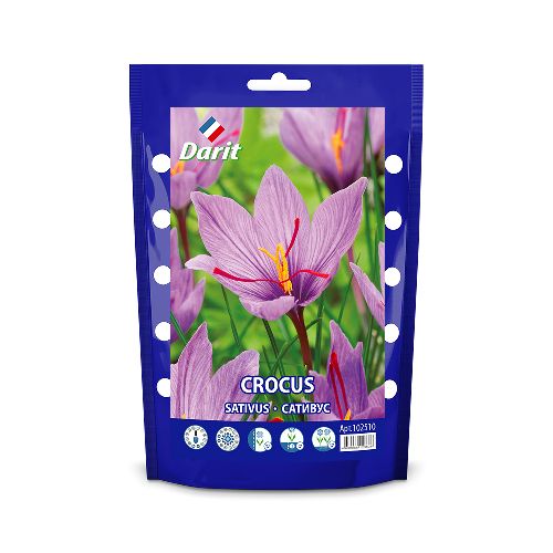 Крокус осеннецветущий Сативус/ Crocus autumn Sativus 9/10, Darit 15 шт/уп