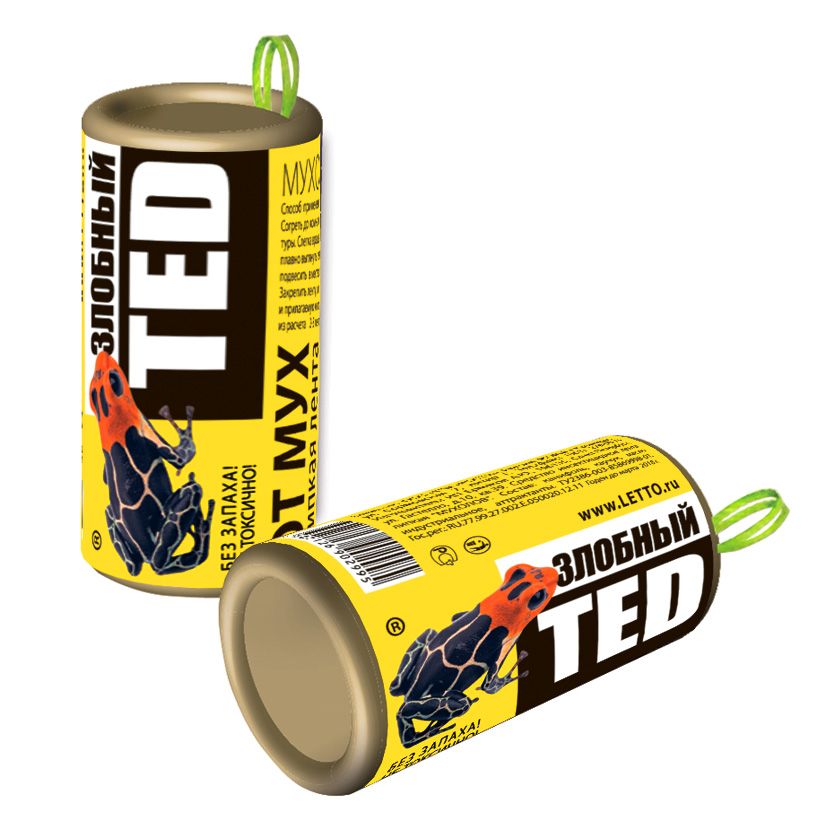 Липкая лента Мухолов Злобный ТЭД (100/1000) 