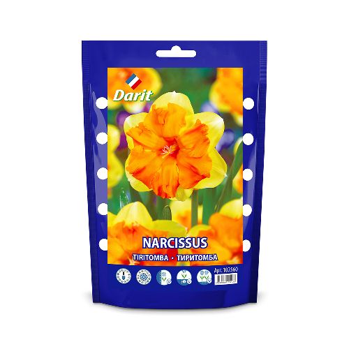 Нарцисс орхидейный Тиритомба/ Narcissus split Tiritomba 12-14, Darit 3 шт/уп