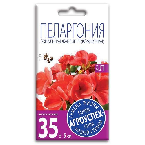 Пеларгония Жаклин F1, семена Агроуспех 4шт (500)
