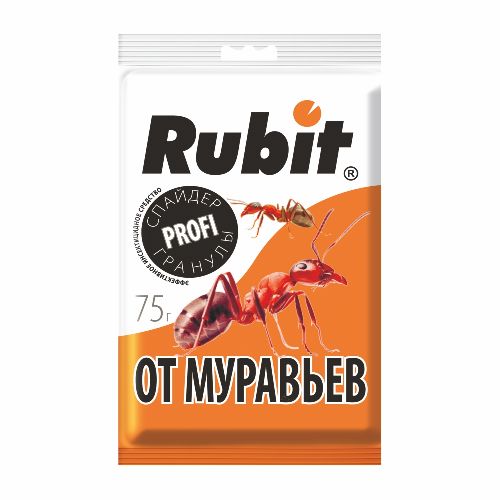 Средство от муравьев гранулы СПАЙДЕР 75г (40) Рубит