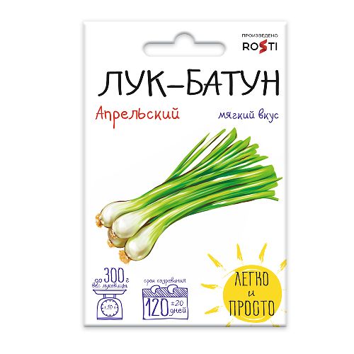 Лук-батун Апрельский, семена Рости 0,3г