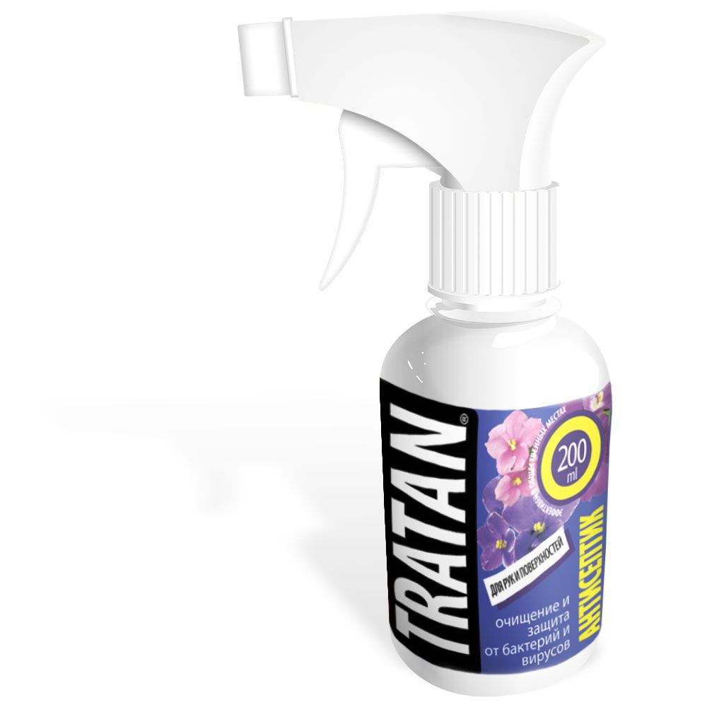 Антисептический спрей для рук и поверхностей 200мл (18) Тратан