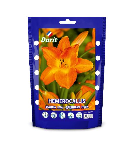Лилейник Длинная гора Hemerocallis Mauna Loa, Darit Дой-пак , I 1шт
