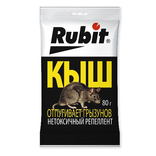 Средство от мышей репеллент КЫШ 80г (50) Рубит