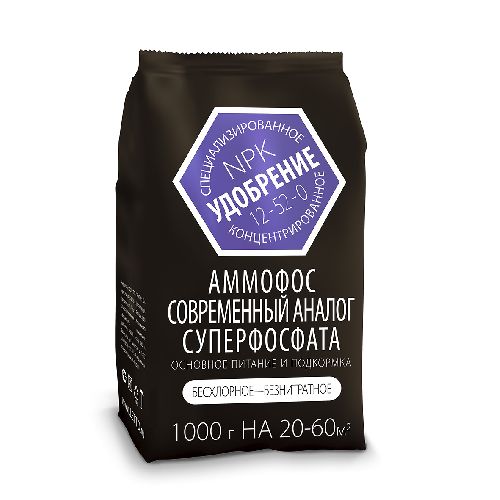 Удобрение АММОФОС 1кг (15) Агроуспех