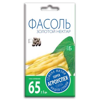 Фасоль Золотой нектар, семена Агроуспех 4г (100)