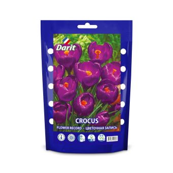 Дой-пак Крокус Цветочная запись/Flower Record 6/7, 6шт, Darit