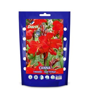 Канна Жар-птица Canna Firebird, Darit дой-пак, I 1шт