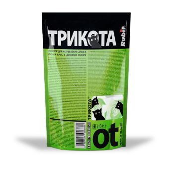 Средство от крыс и мышей мумифиц. приманка мягкий брикет ТРИКОТА 16 доз 150г (50) Рубит 