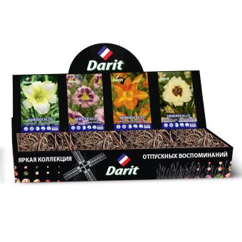 Шоубокс 198 ЛИЛЕЙНИК, Darit 4 вида по 7 шт