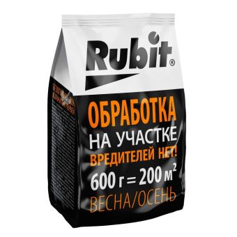 Средство ДЛЯ ОБРАБОТКИ УЧАСТКА от почвенных вредителей гранулы 600г РОФАТОКС (20) Рубит