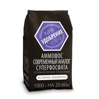 Удобрение АММОФОС 1кг (15) Агроуспех
