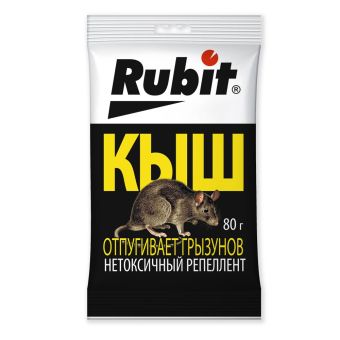 Средство от мышей репеллент КЫШ 80г (50) Рубит