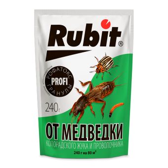 Средство от медведки, проволочника, колорад. жука РОФАТОКС 240г дой-пак (30) Рубит