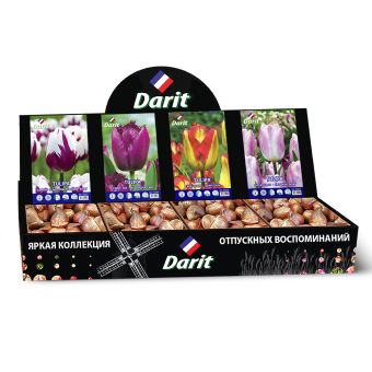 Шоубокс 229 ТЮЛЬПАНЫ Darit, 4 вида по 50 шт