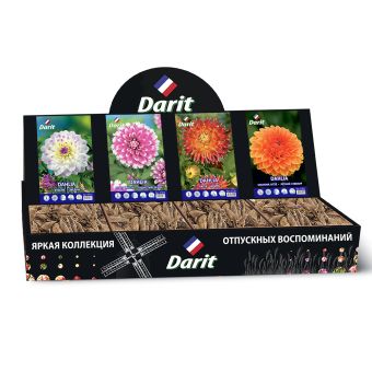 Шоубокс 191 ГЕОРГИНА Darit, 4 вида по 7 шт