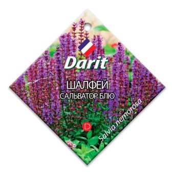 Шалфей дубравный Сальватор Блю, семена Дарит 6шт (500)